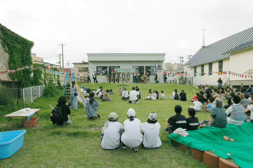 大館幼稚園 夕涼み会 演奏