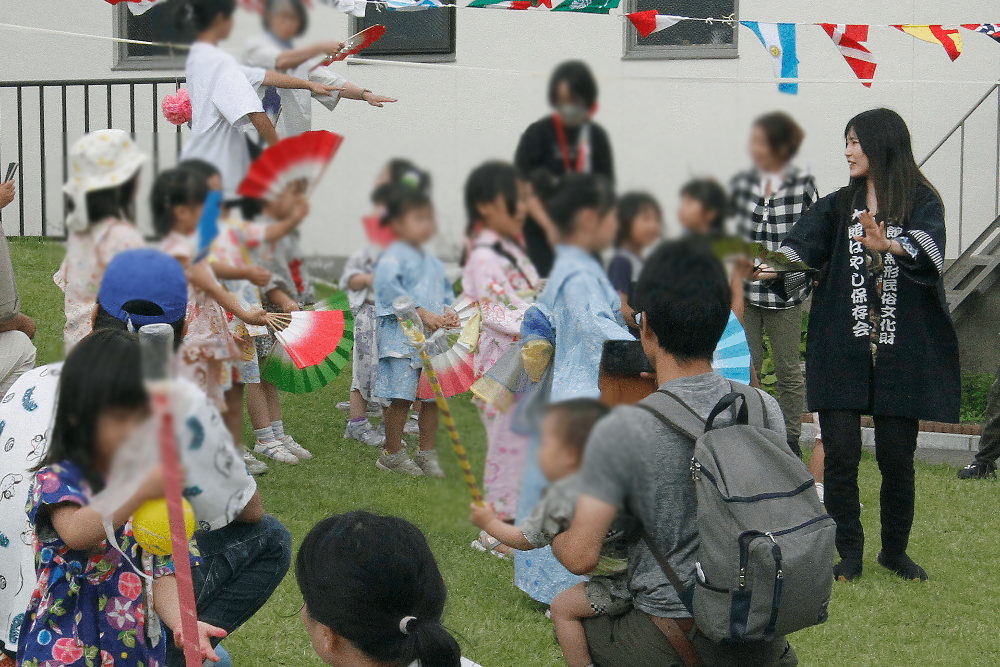 大館幼稚園 夕涼み会 演奏体験